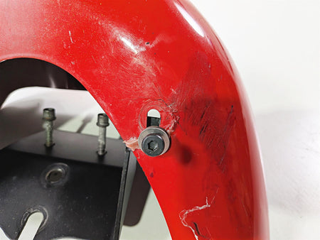 2008 Harley FXDSE CVO Dyna Front Red Bug Spoiler & Mount Set -Read 58065-08-Mototech271