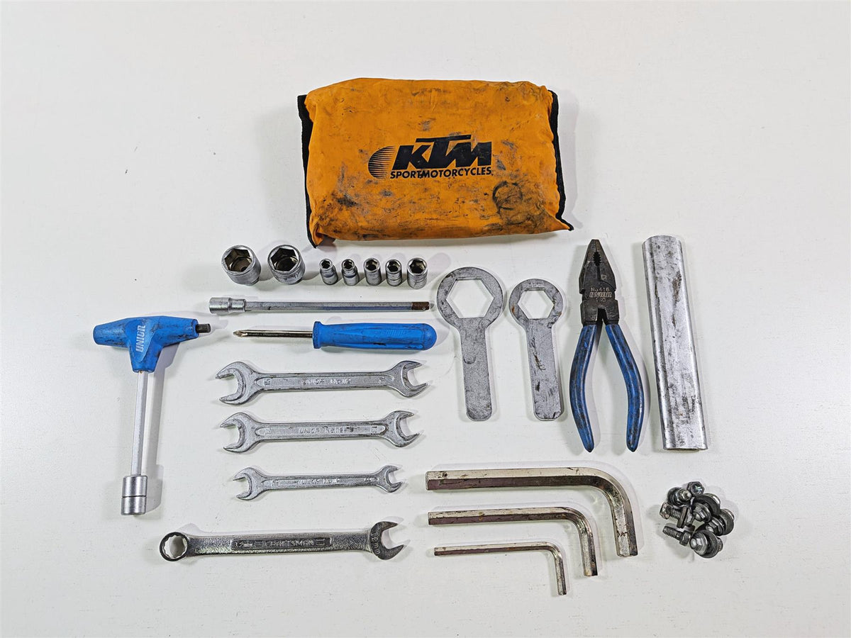 2005 KTM 950 LC8 Adventure Oem Stock Tool Kit Bag Set {{ shop.shopifyCountryName }} - Mototech271