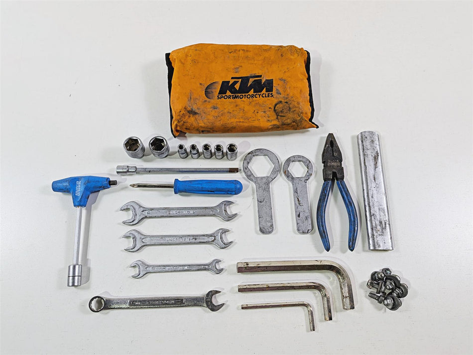 2005 KTM 950 LC8 Adventure Oem Stock Tool Kit Bag Set {{ shop.shopifyCountryName }} - Mototech271