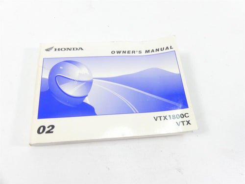 2002 Honda VTX1800 C Owners Manuel Book 31000-MCH-640 | Mototech271