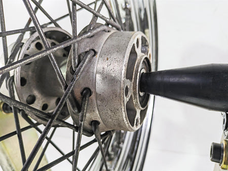 2002 Harley FLSTC Softail Heritage 16x3 Spoke Rear Wheel Rim 40975-05A {{ shop.shopifyCountryName }} - Mototech271