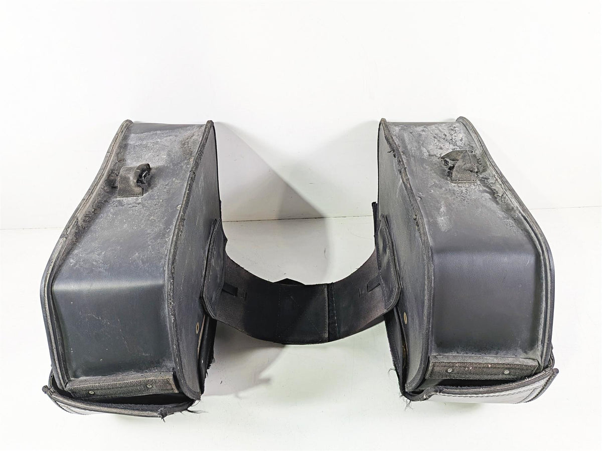 1997 Honda GL1500 CA Valkyrie Viking Bags Leather Saddle Bag Saddlebag Set-Mototech271