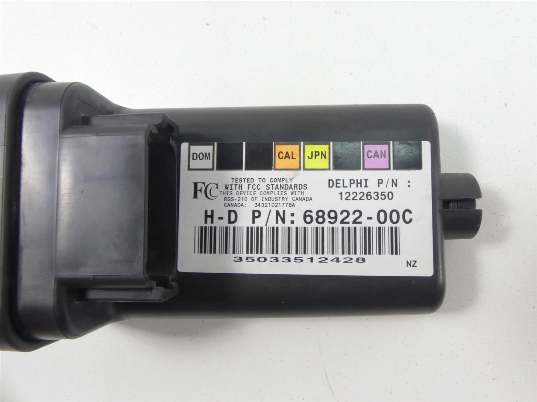2004 Harley FLHTC SE CVO Electra Glide Tssm Turn Signal Security Fob 68922-00 {{ shop.shopifyCountryName }} - Mototech271