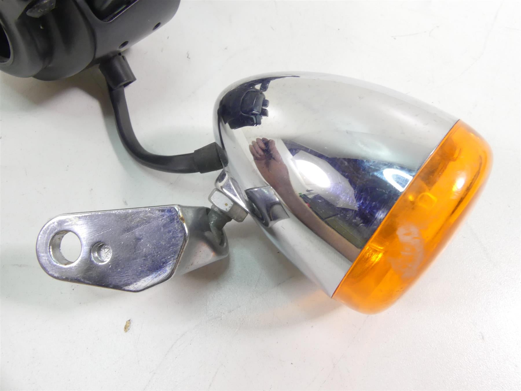 2014 Harley Dyna FXDF Fat Bob Left Hand Light Blinker Control Switch 72945-12 {{ shop.shopifyCountryName }} - Mototech271