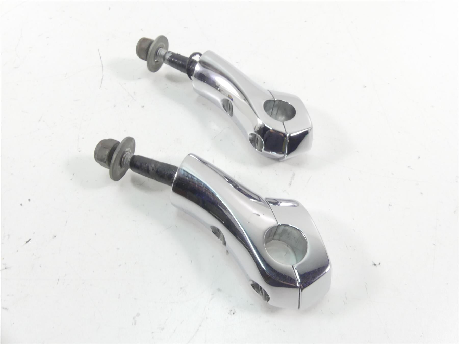 2007 Victory Vegas Jackpot Chrome Handlebar Riser Holder Mount 1822592 1823275