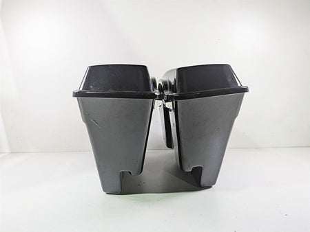 1998 Harley Touring FLHRCI Road King Stretched Saddle Bag Chrome Latches Set {{ shop.shopifyCountryName }} - Mototech271