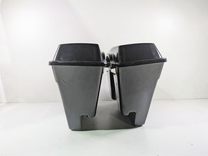 1998 Harley Touring FLHRCI Road King Stretched Saddle Bag Chrome Latches Set