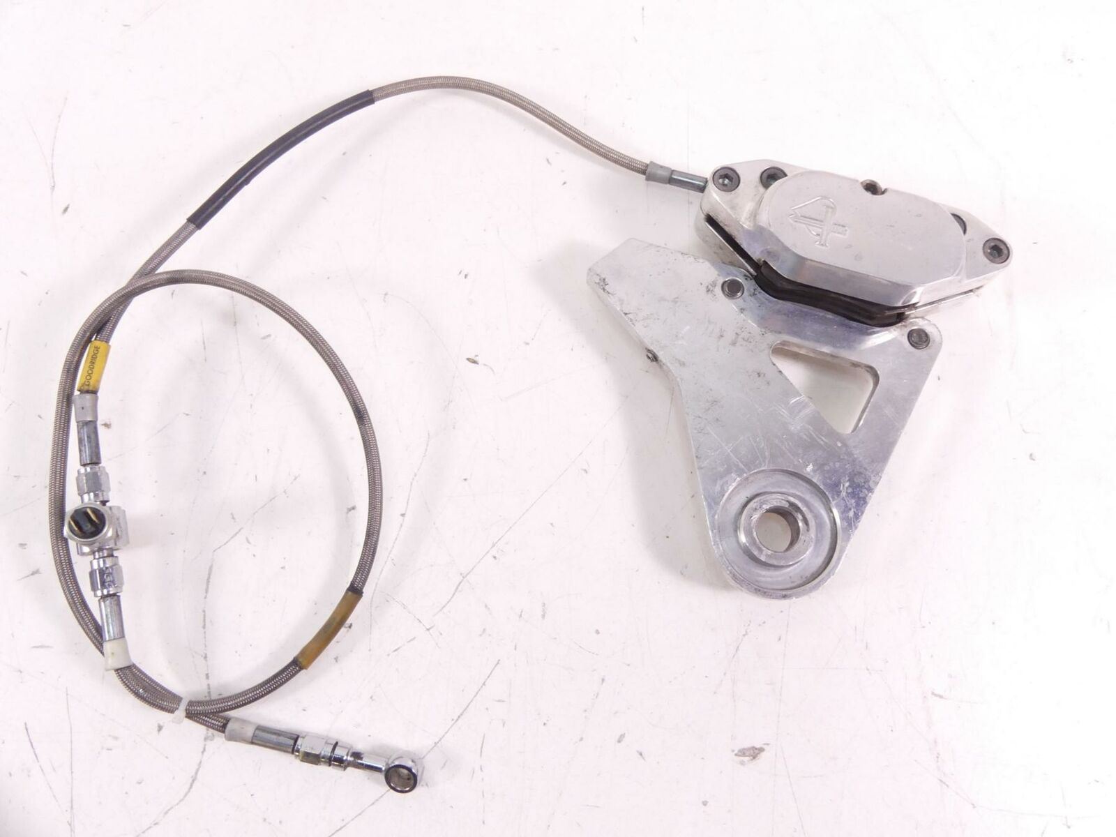 2003 Indian Spirit Springfield Rear Brake Caliper Pad + Bracket & Lines 53-176 {{ shop.shopifyCountryName }} - Mototech271