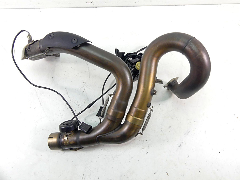 2013 Ducati Diavel Red Exhaust Header & Servo Set 57012881A 57211562B 59340392A {{ shop.shopifyCountryName }} - Mototech271