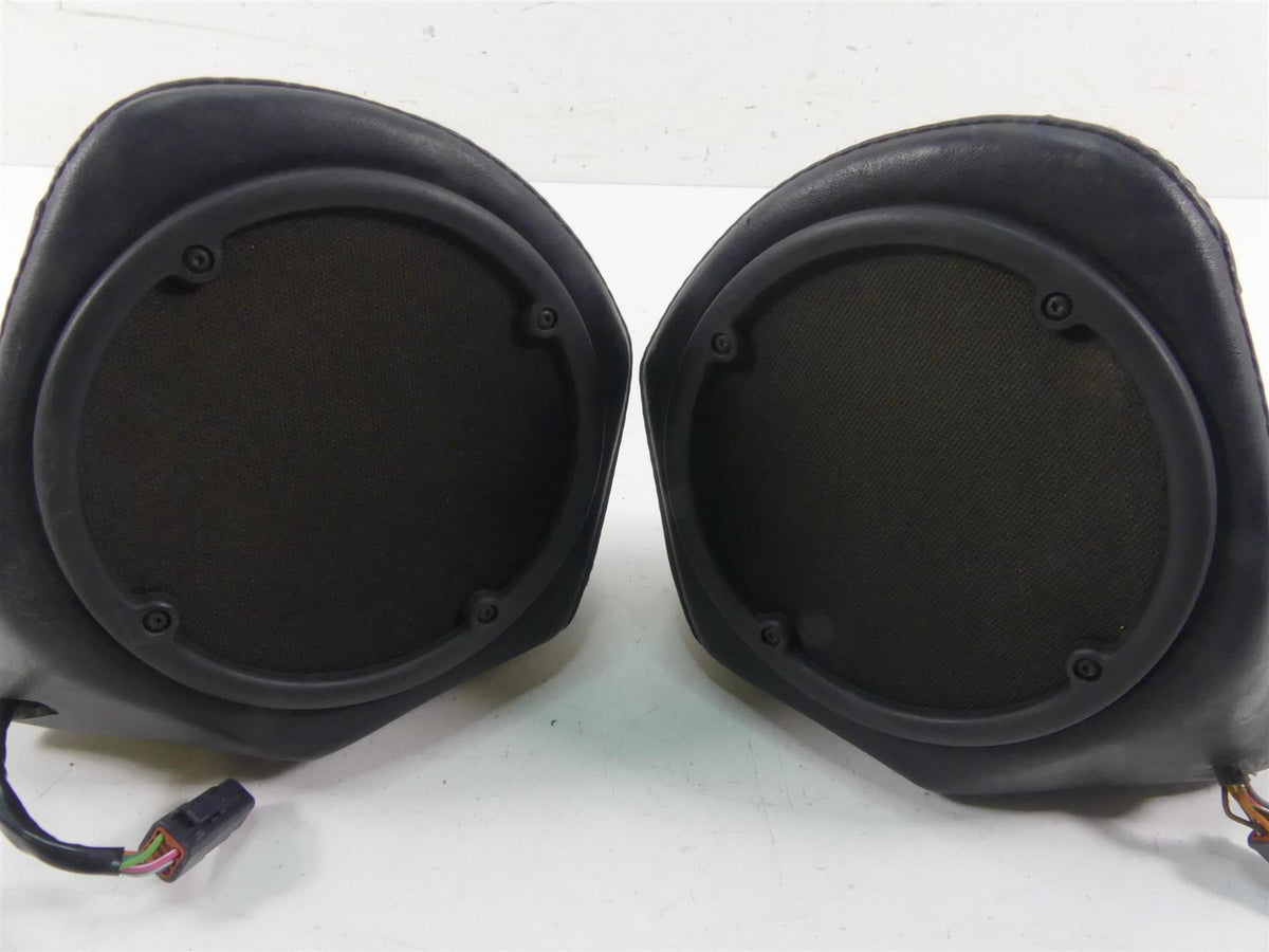 1999 Harley Touring FLHTCUI Electra Glide Rear Trunk Speaker Set 76303-98B {{ shop.shopifyCountryName }} - Mototech271