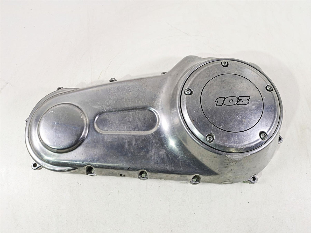 2014 Harley FLS Softail Slim Outer Primary Drive Clutch Cover 60784-06A {{ shop.shopifyCountryName }} - Mototech271
