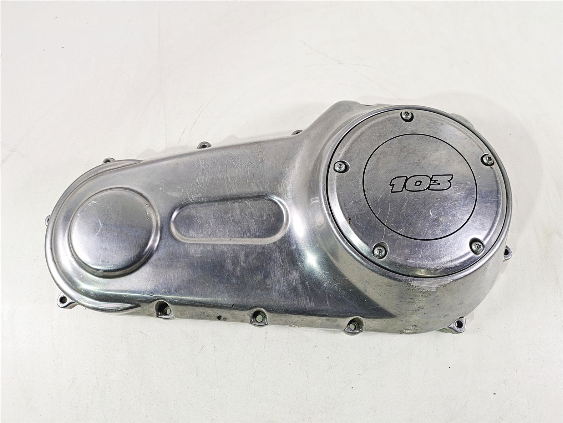 2014 Harley FLS Softail Slim Outer Primary Drive Clutch Cover 60784-06A {{ shop.shopifyCountryName }} - Mototech271