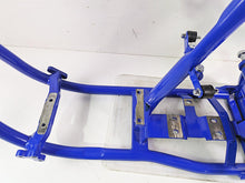 Load image into Gallery viewer, 2008 Ultima Motorcycles Fat Bastard Straight Blue Main Frame Swingarm Set With Manufacturers Statement Of Origin
