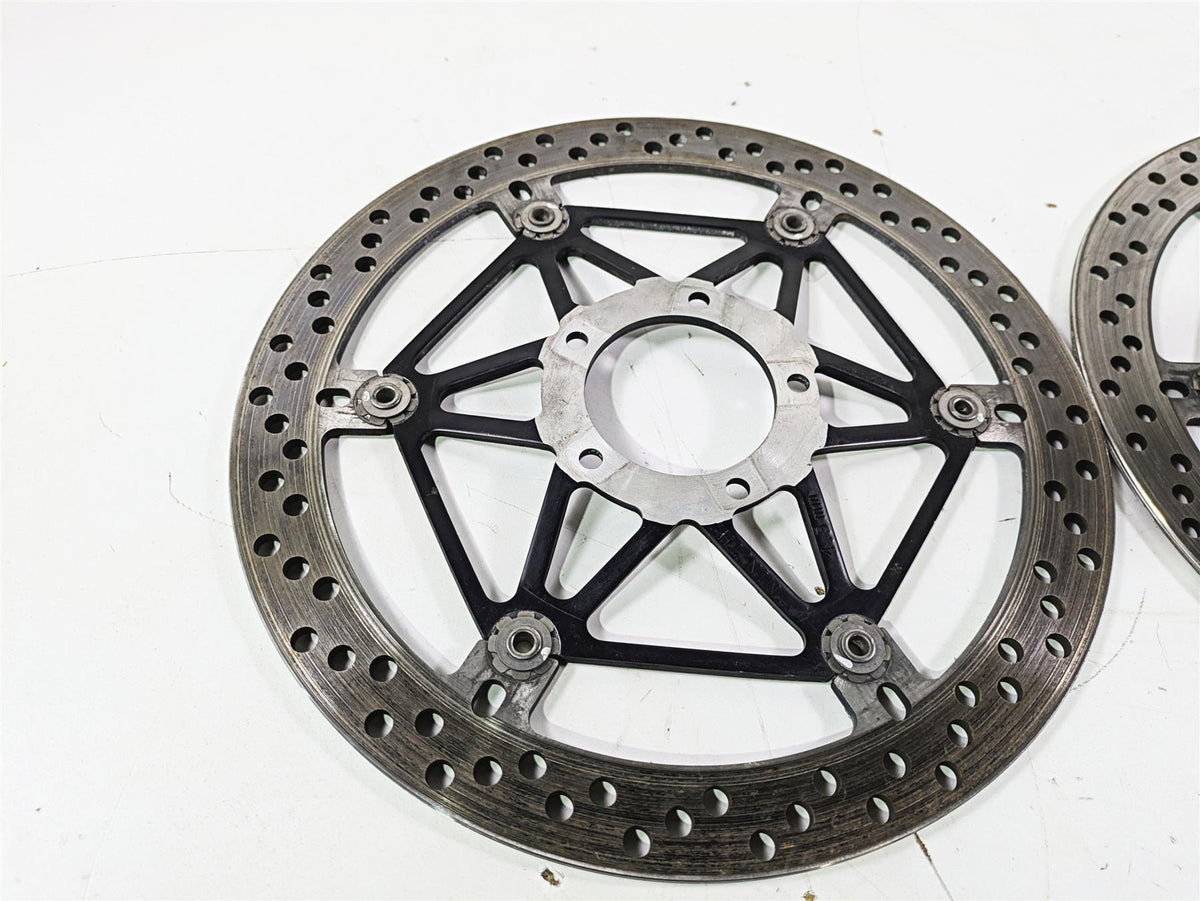 2008 Ducati SBK 1098 S Brembo Front Brake Rotor Disc Set 49240901A 71311973A {{ shop.shopifyCountryName }} - Mototech271