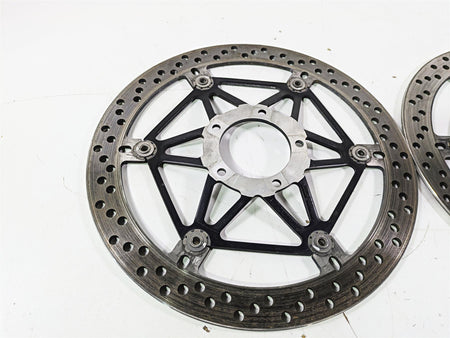 2008 Ducati SBK 1098 S Brembo Front Brake Rotor Disc Set 49240901A 71311973A {{ shop.shopifyCountryName }} - Mototech271