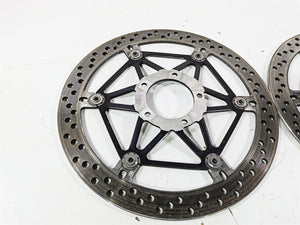 2008 Ducati SBK 1098 S Brembo Front Brake Rotor Disc Set 49240901A 71311973A | Mototech271