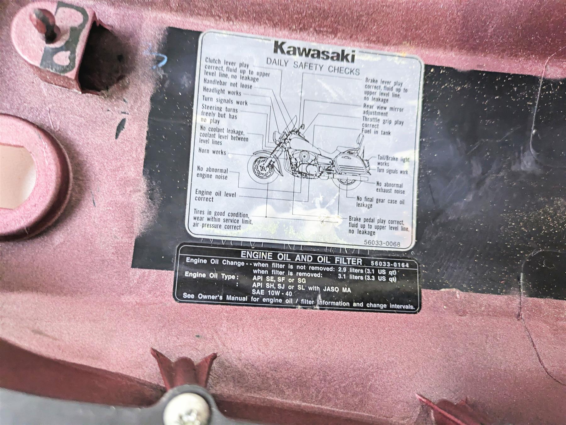 2008 Kawasaki VN1600 Vulcan Nomad Left Right Side Cover Set 36001-0057-17K {{ shop.shopifyCountryName }} - Mototech271