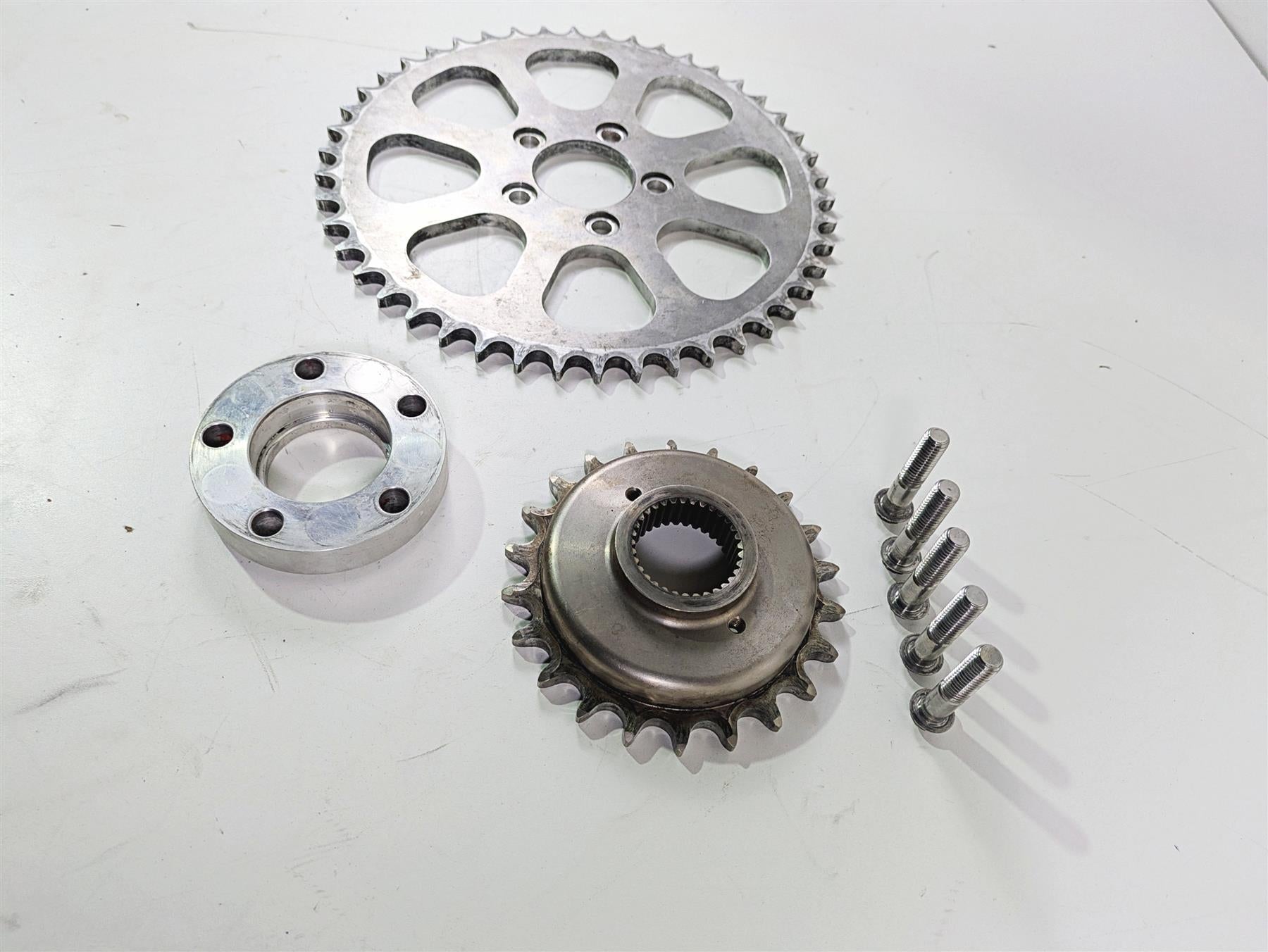2001 Harley Touring FLHX Street Glide 22T 45T Chain Conversion Kit By 3 Guyz {{ shop.shopifyCountryName }} - Mototech271
