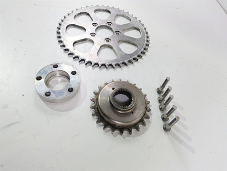2001 Harley Touring FLHX Street Glide 22T 45T Chain Conversion Kit By 3 Guyz {{ shop.shopifyCountryName }} - Mototech271