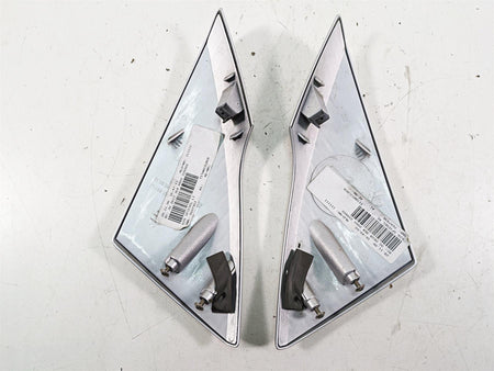 2007 BMW R1200RT K26 Left Right Mirror Cover Titan Silver 7697937 7697938 {{ shop.shopifyCountryName }} - Mototech271