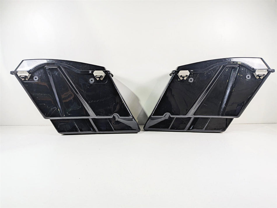 2004 Harley Touring FLTRI Road Glide Stretched Vivid Black Saddle Bags 90752-93