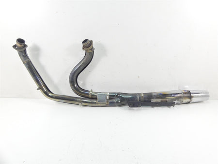 2004 Harley Softail FXSTD SE CVO Deuce 2 in 1 Thunderheader Chrome Exhaust 1057 {{ shop.shopifyCountryName }} - Mototech271