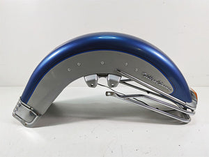 2005 Harley Touring FLHTCUI Electra Glide Front Fender Chopper Blue 59087-00B | Mototech271