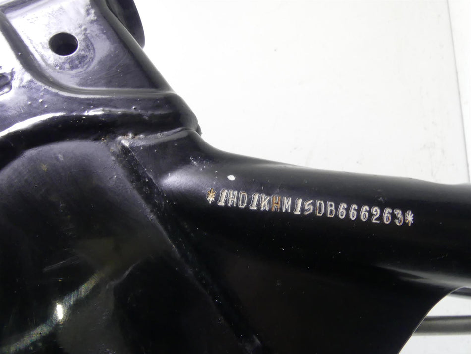 2013 Harley Touring FLTRX Road Glide Straight Main Frame Chassis With Texas Salvage Title 47900-11BHP {{ shop.shopifyCountryName }} - Mototech271