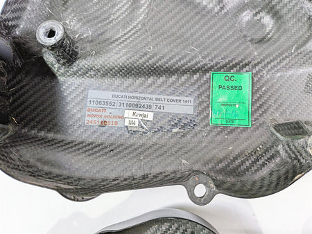 2016 Ducati Hypermotard 939 SP Carbon Fiber Timing Belt Covers 24511301B-Mototech271
