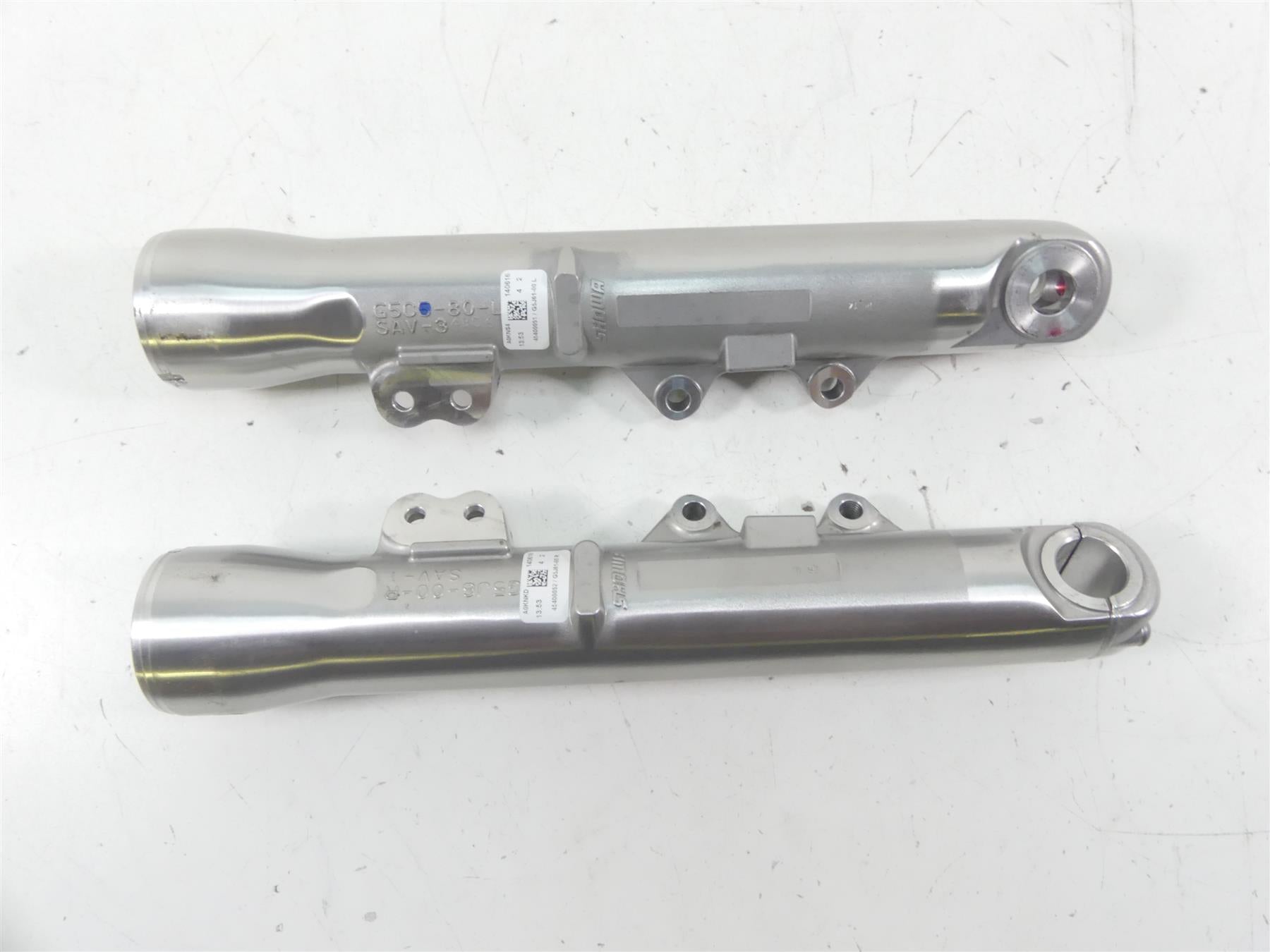 2014 Harley FXDL Dyna Low Rider Showa Lower Dual Brake Fork Tube Set 45400052 {{ shop.shopifyCountryName }} - Mototech271