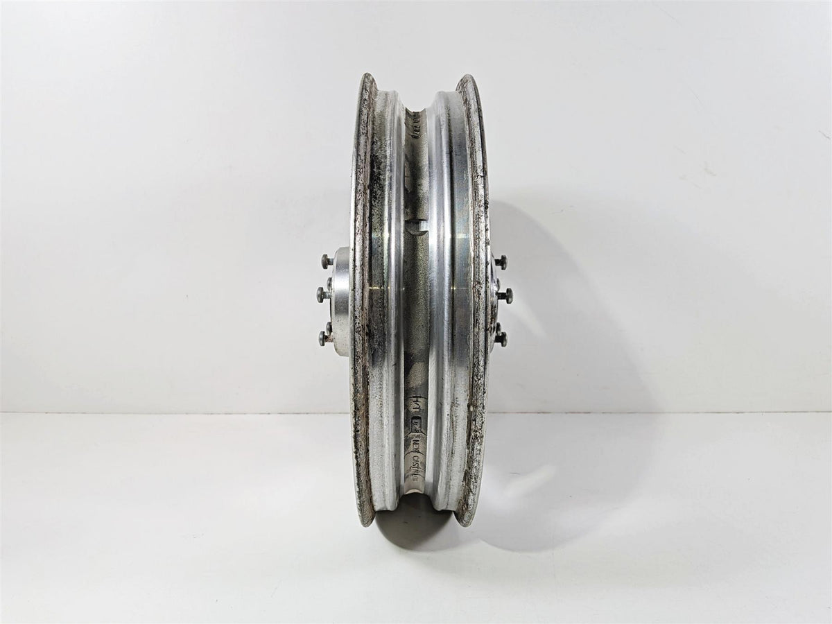 2011 Harley FXDF Dyna Fat Bob Front Wheel Rim 16x3 Straight Slotted 43300172 {{ shop.shopifyCountryName }} - Mototech271