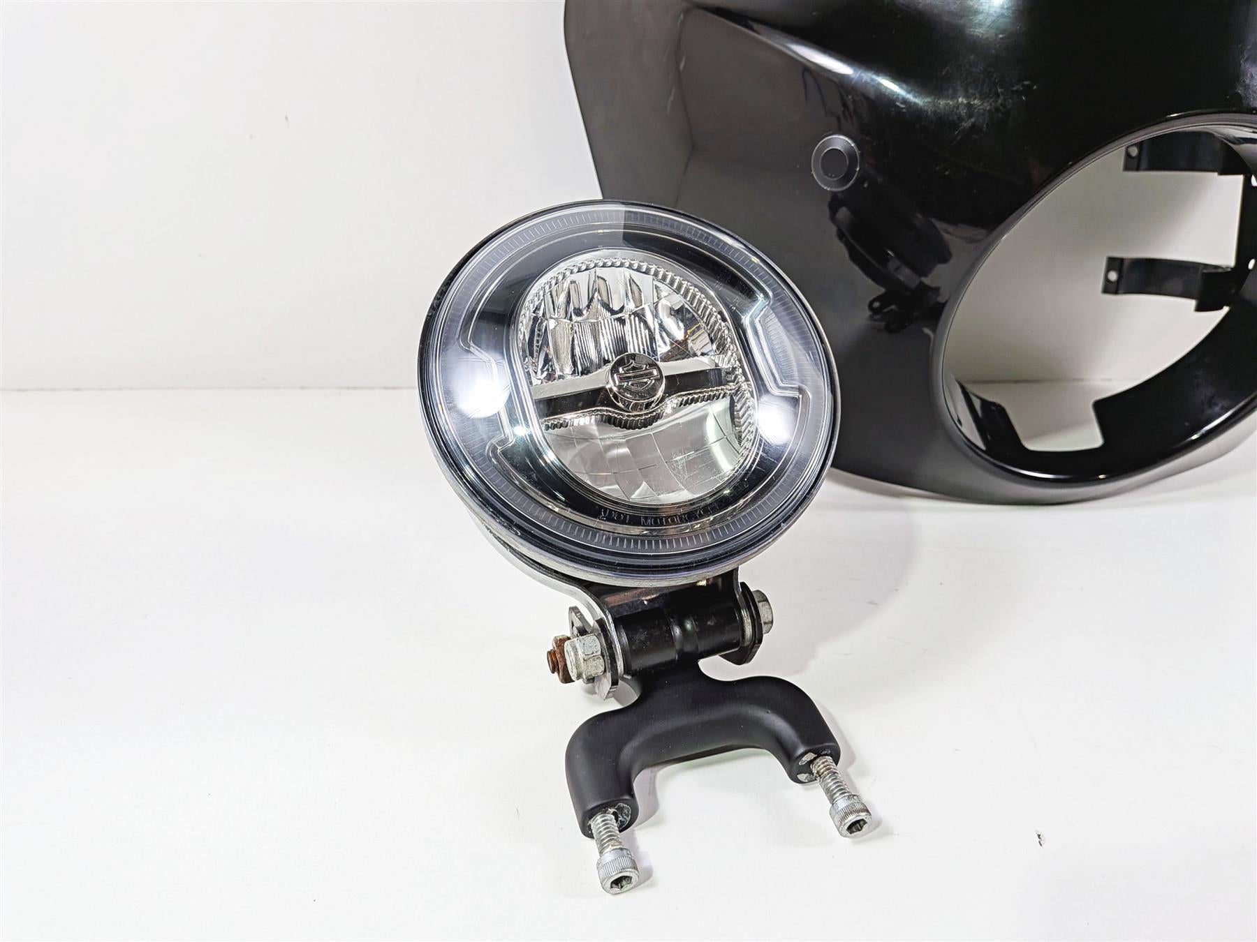 2024 Harley FXLRS Dyna Low Rider Headlight + Fairing Visor & Mount 67700345A-Mototech271