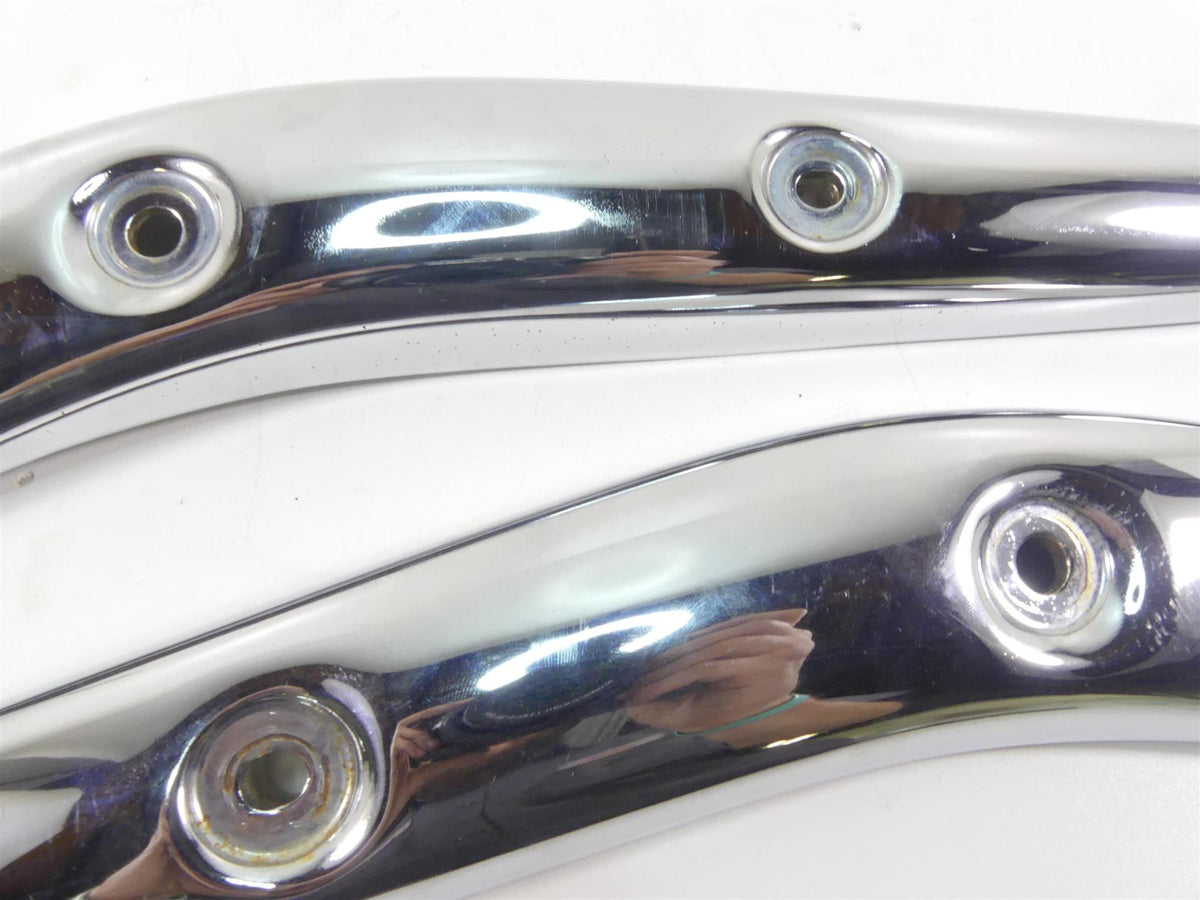 2002 Triumph Bonneville America Rear Fender Chrome Struts Braces Set T2305620 {{ shop.shopifyCountryName }} - Mototech271