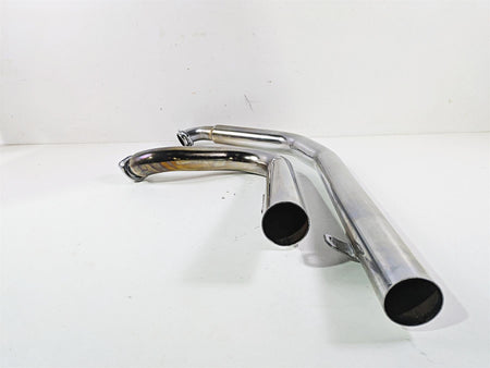 2008 Ultima Motorcycles Fat Bastard Straight Chrome Pipe Exhaust System {{ shop.shopifyCountryName }} - Mototech271