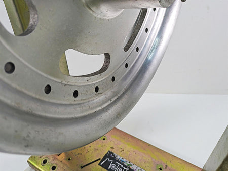2009 Harley FXDF Dyna Fat Bob Straight 16x3 Slotted Front Wheel Rim 43300172 {{ shop.shopifyCountryName }} - Mototech271