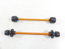 Load image into Gallery viewer, 2009 Ducati Monster 1100 S Speedymoto Front Rear Axle Guards 10-0203
