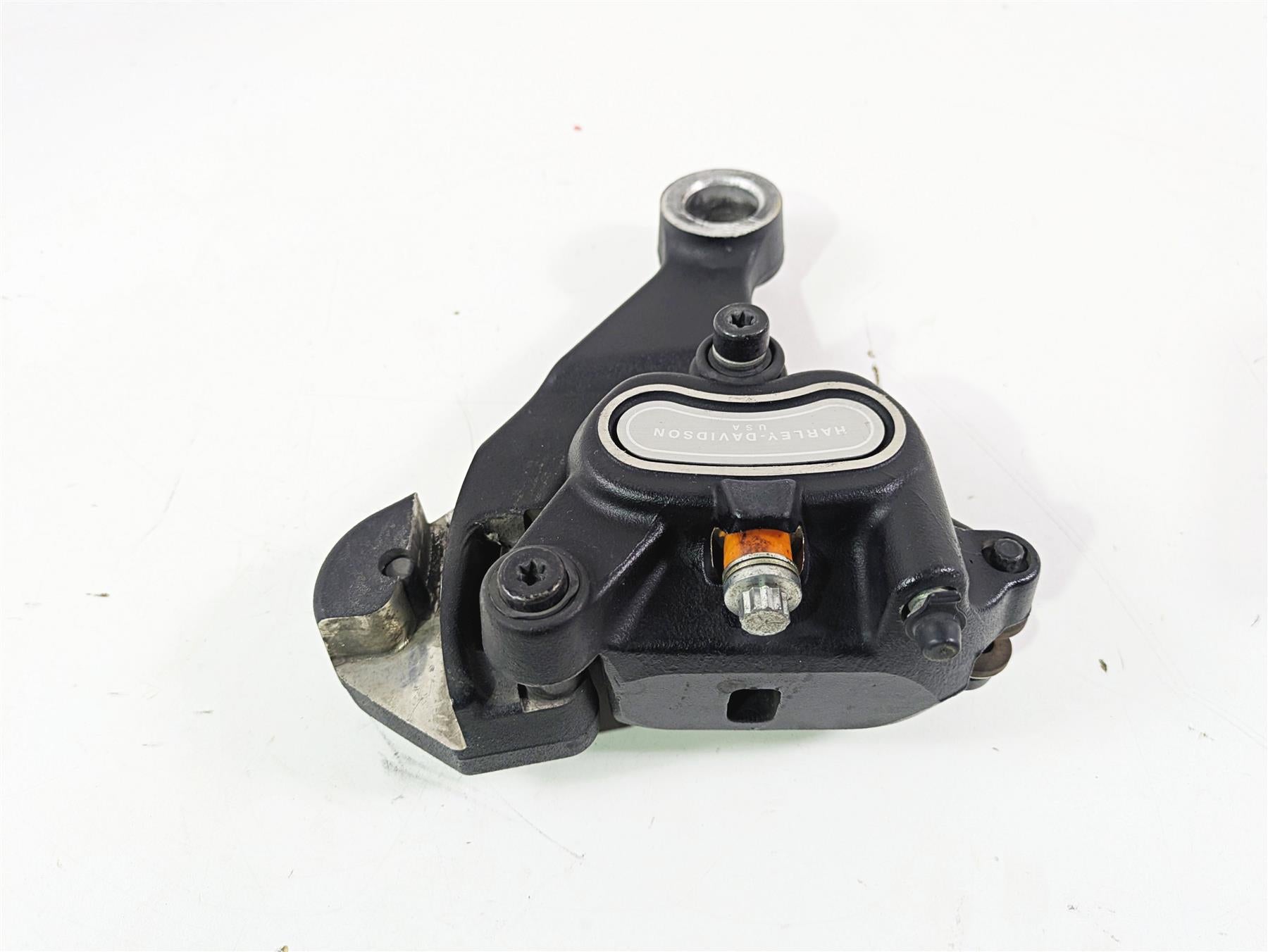 2014 Harley FLS Softail Slim Rear Brake Caliper + Mount 40908-08 {{ shop.shopifyCountryName }} - Mototech271