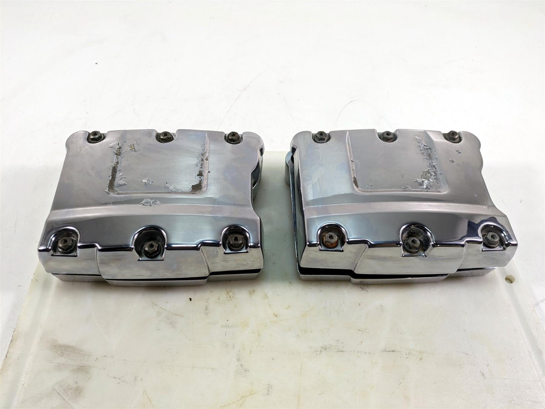 2000 Harley Dyna FXDL Low Rider Big Twin Rocker Box Valve Cover Set 17593-99 {{ shop.shopifyCountryName }} - Mototech271