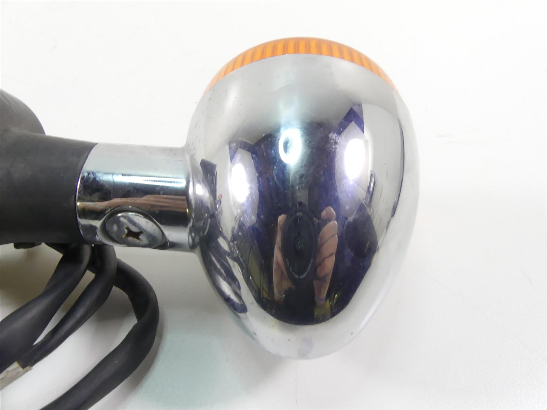 1998 Honda Shadow VT1100T Front Blinker Turn Signal Indicator Set 33400-MAH-671 {{ shop.shopifyCountryName }} - Mototech271