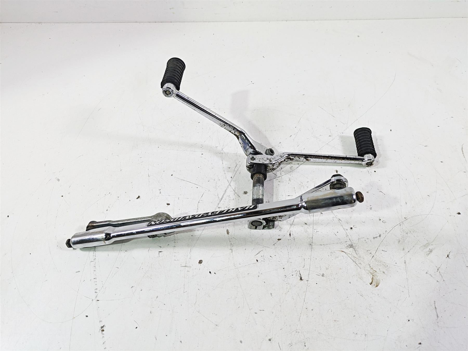 2003 Harley Touring FLHTCUI 100TH E-Glide Shifter Set + Linkage & Cover 33895-82
