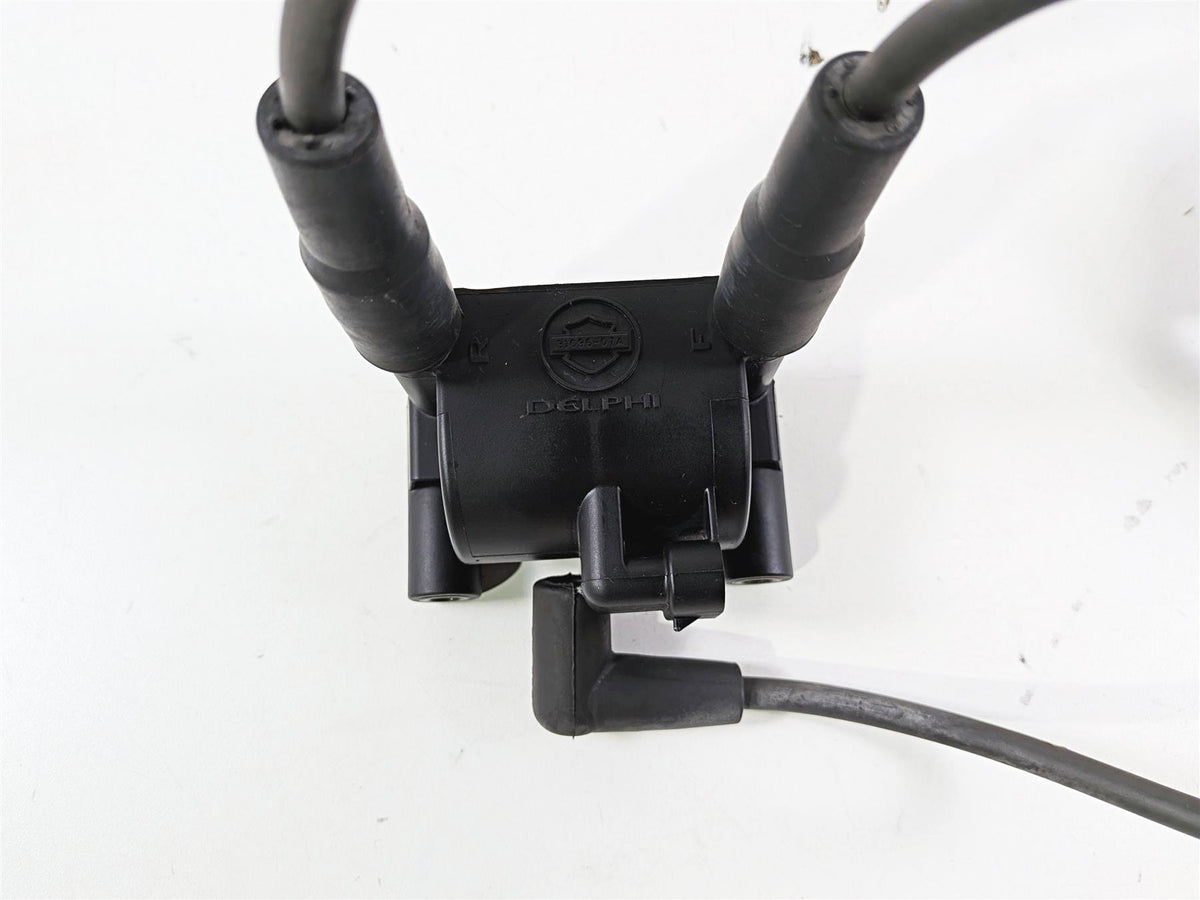 2012 Harley Softail FLSTF Fat Boy Ignition Coil Wires Plug Set 31696-07A {{ shop.shopifyCountryName }} - Mototech271