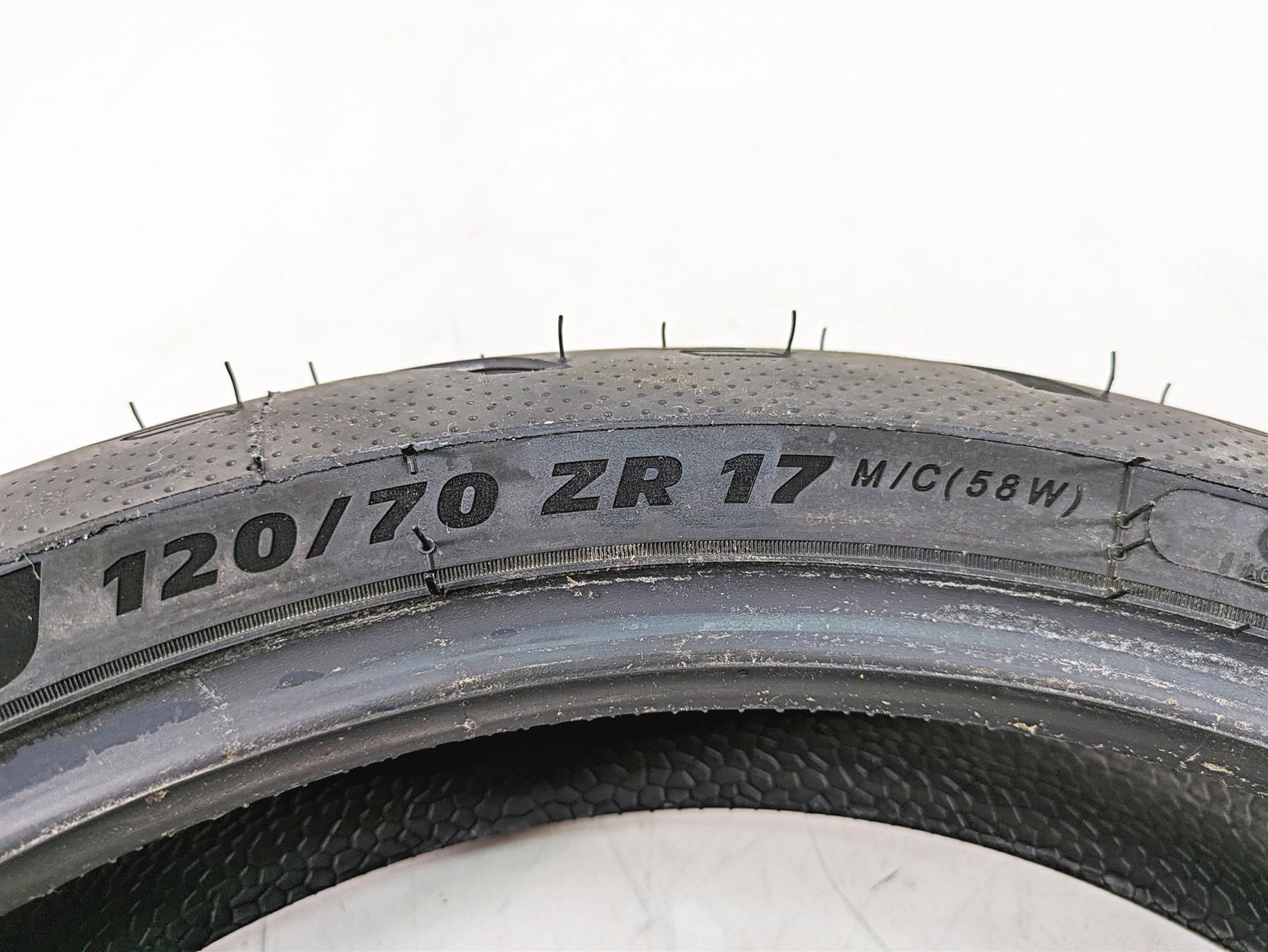Used Motorcycle Front Tire Michelin Power 5 120/70 ZR17 064441 {{ shop.shopifyCountryName }} - Mototech271