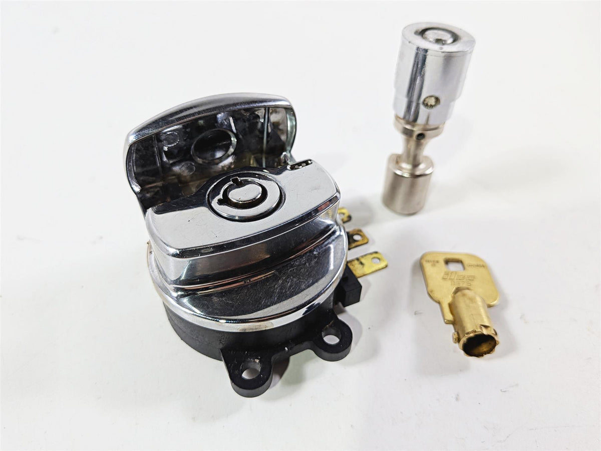 2005 Harley Softail FLSTFSE CVO Fat Boy Ignition Switch Steering Key Lock Set 71450-04-Mototech271