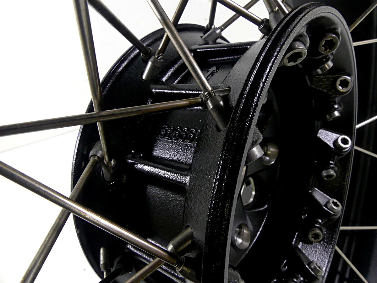 2016 BMW R1200GS Adv K51 Rear Wheel Rim Spoke Black 17x4.5 -Read 36318526651 {{ shop.shopifyCountryName }} - Mototech271