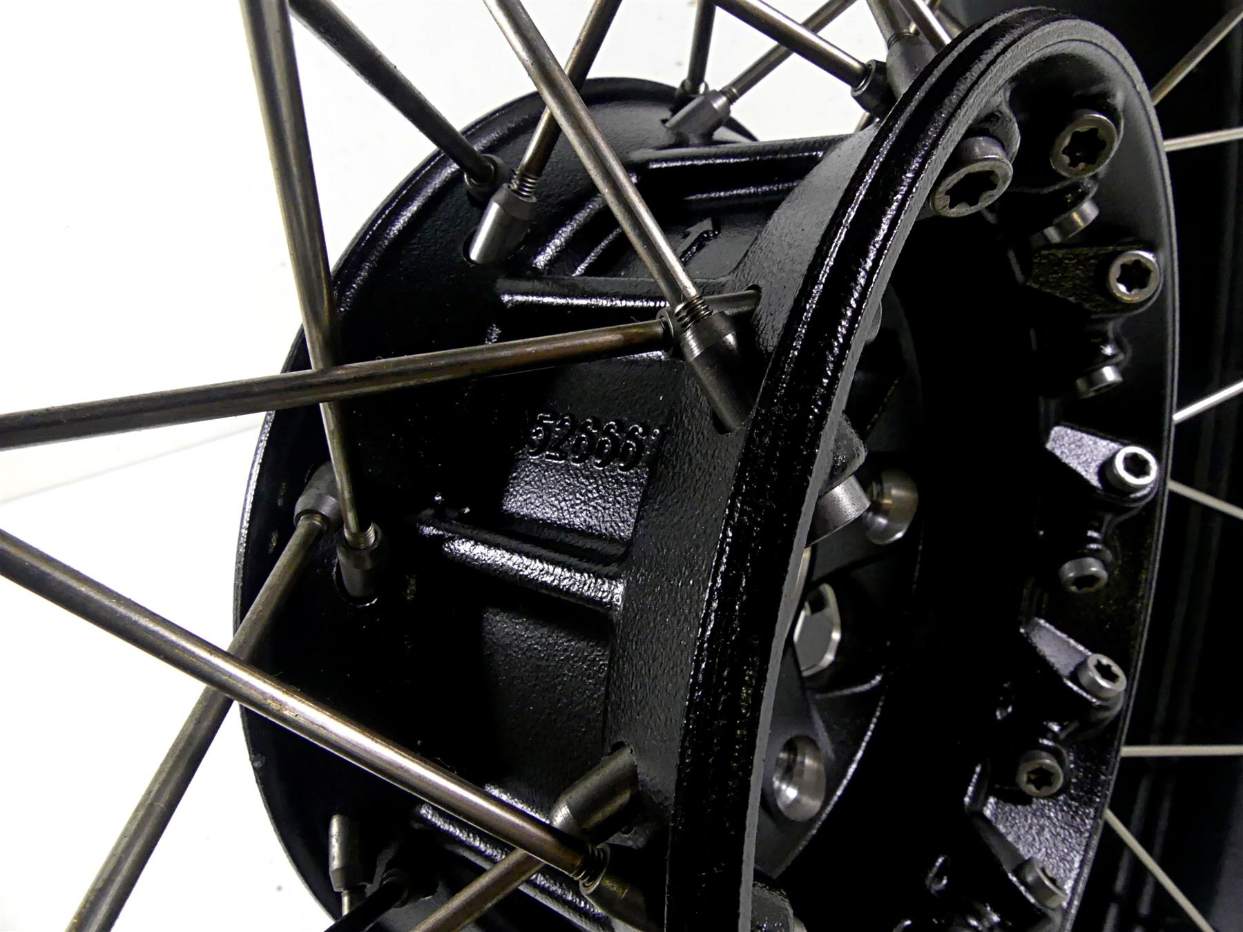 2016 BMW R1200GS Adv K51 Rear Wheel Rim Spoke Black 17x4.5 -Read 36318526651 {{ shop.shopifyCountryName }} - Mototech271