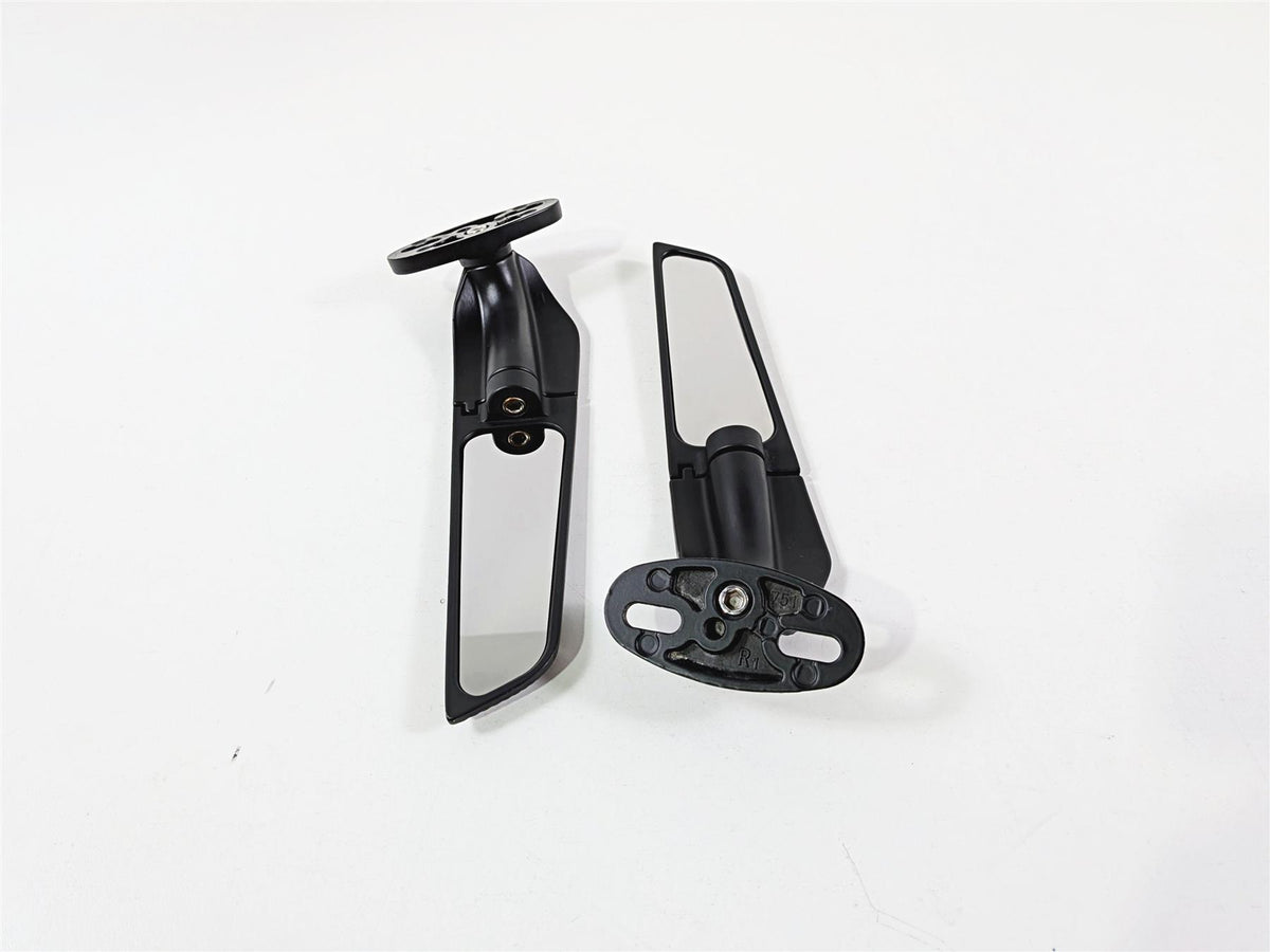 2008 Yamaha YZF R1 RN19 Adjustable Rotating Wing Rear View Mirror Set {{ shop.shopifyCountryName }} - Mototech271