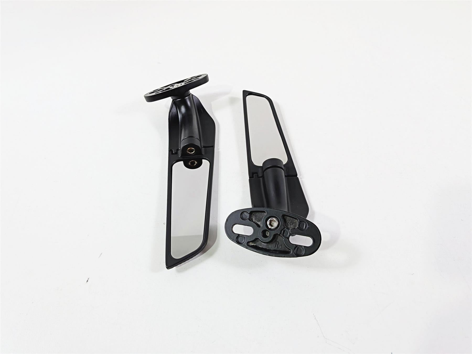 2008 Yamaha YZF R1 RN19 Adjustable Rotating Wing Rear View Mirror Set {{ shop.shopifyCountryName }} - Mototech271