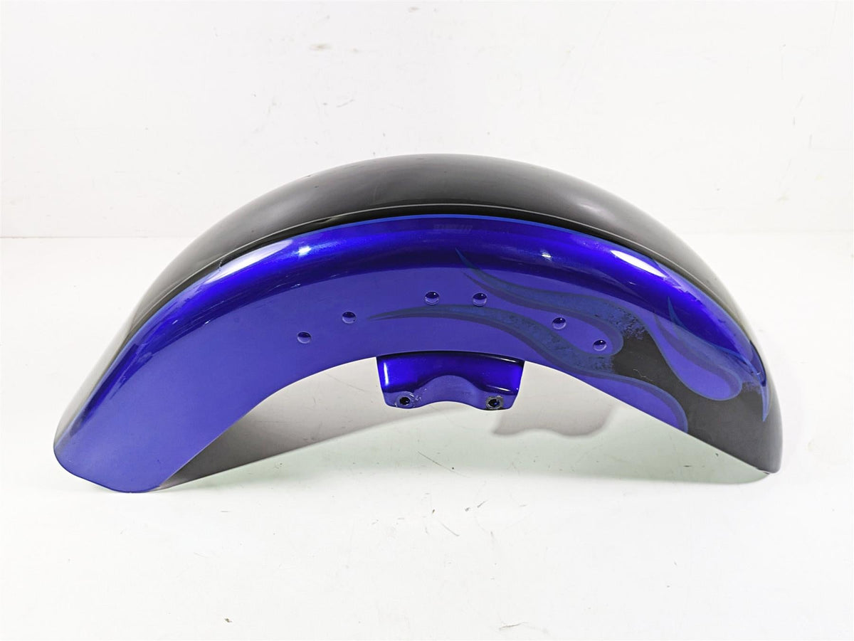 2011 Harley Touring FLHTCUSE CVO E-Glide Front Fender Blue READ 58900004 {{ shop.shopifyCountryName }} - Mototech271