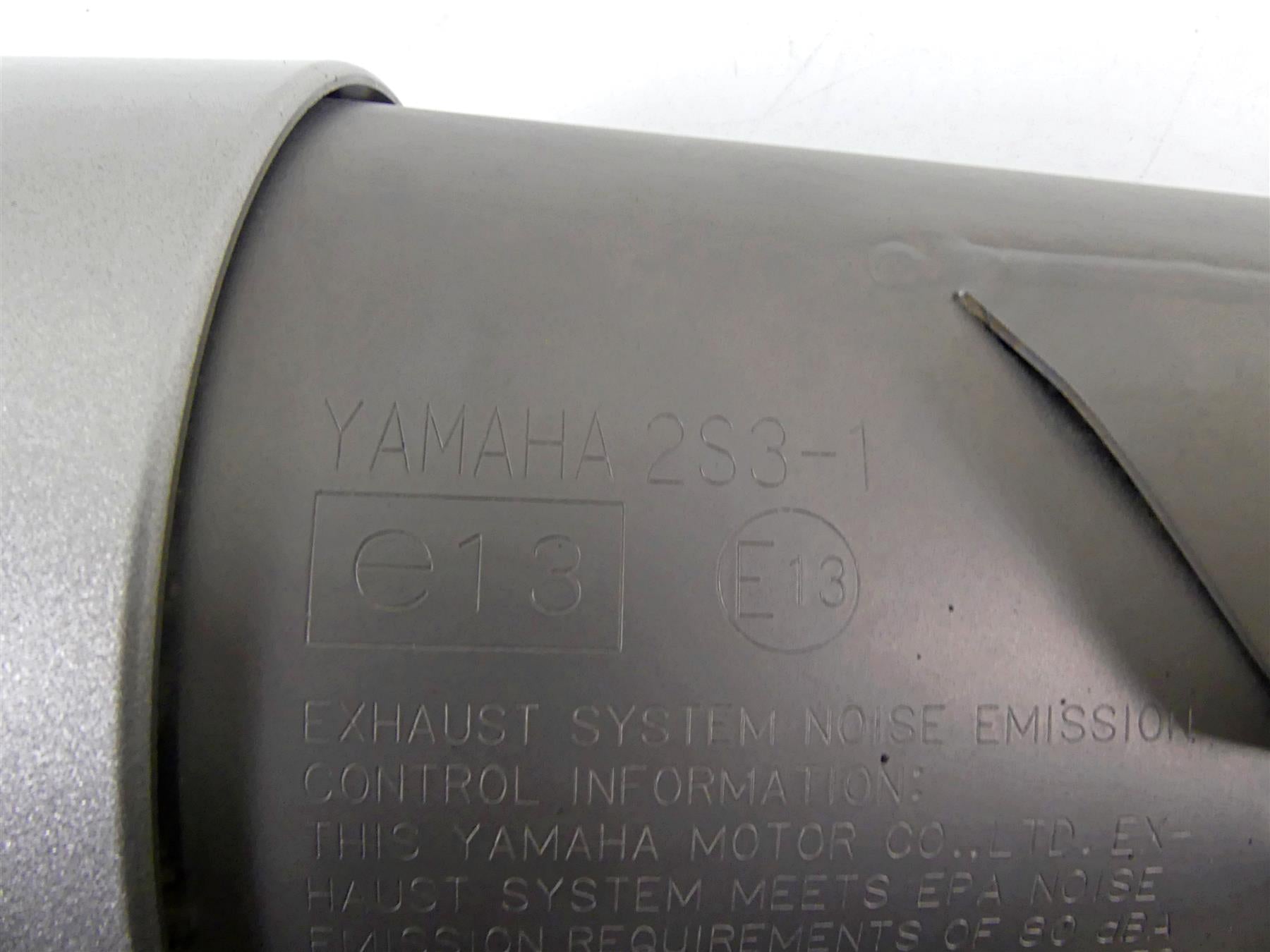 2012 Yamaha VMX17 VMAX 1700 Left Stock Exhaust Pipe Muffler 2S3-14710-00-00 {{ shop.shopifyCountryName }} - Mototech271