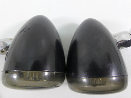2008 Harley Softail FLSTSB Cross Bones Rear Smoked Led Blinker Signals 68804-06 {{ shop.shopifyCountryName }} - Mototech271